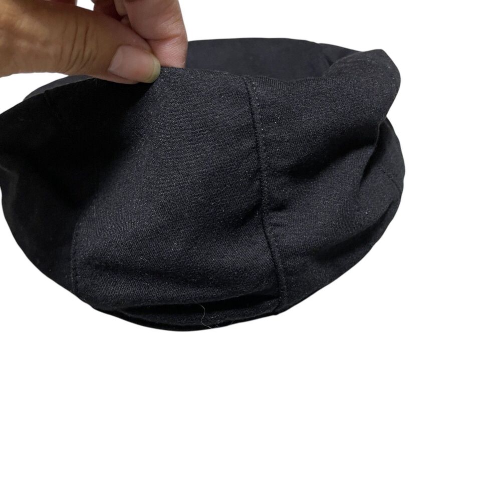 Boston Scally Co. XXL Men's Black Newsboy Wool Blend Cap - Picture 5 of 5